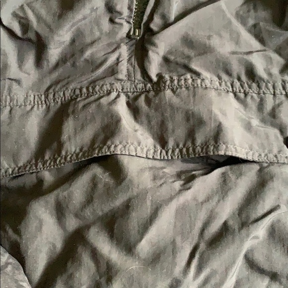 J Crew L Tall Fleece lined parka pullover great! - Picture 2 of 3